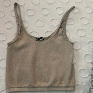 Zara Terrycloth Seamless Tank